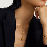 Unlock 18K Lock Personalized Gold Pendant